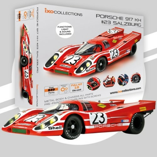 Model Kit Diamant Porsche 917KH Rood - 1:8